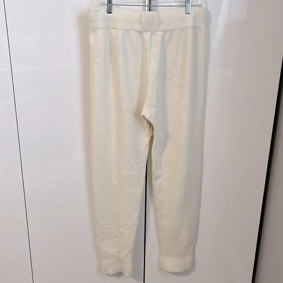 ZARA Knit Jogger Drawstring Wide Hem Wool Blend, Size L - Picture 5 of 9